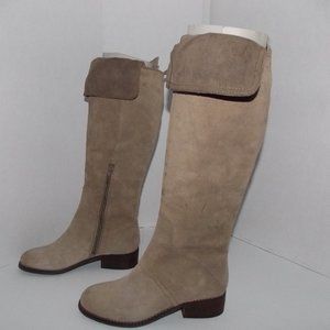 Nine West grey leather Riding Boots size 5.5M